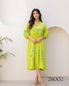 Lucaya Vol 28 Kota Checks Digital Printed Flared Designer One Piece Orders In India
